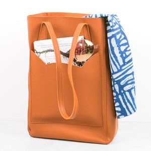 Kitten Pocket Shoulder Tote from Cat Lady Box, leather shoulder bag, leather bag